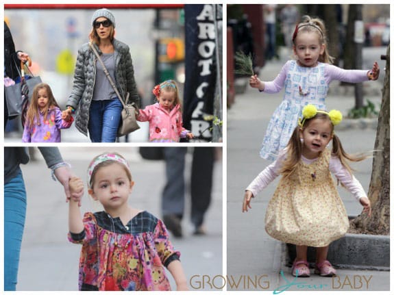 Fashionable Marion and Tabitha Broderick out in NYC