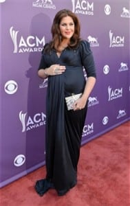 Pregnant Hillary Scott at 48th Annual Academy Of Country Music Awards
