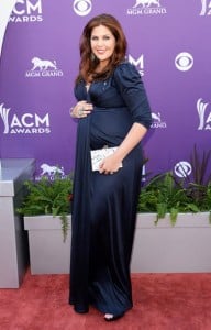 Pregnant Hillary Scott at the 48th Annual Academy Of Country Music Awards
