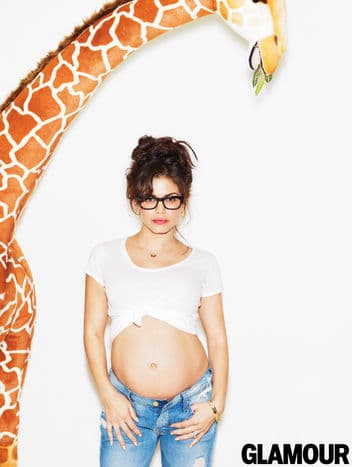 Pregnant Jenna Dewan in Glamour Magazine
