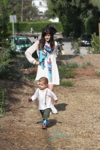 Selma Blair Takes Her Son To The Park