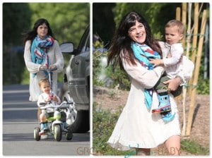 Selma Blair out with son Arthur Bleick