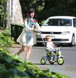 Selma Blair enjoys an afternoon with her son