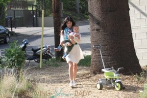 Selma Blair Takes Her Son To The Park