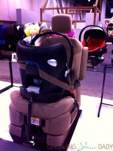 2014 ATON Q Infant car seat - european belt path