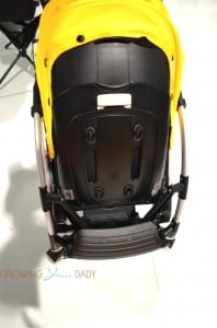 2014 Bugaboo Bee3 - back of seat when folded