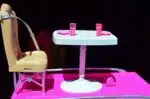 Barbie Pop-up Camper - dining table