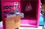 Barbie Pop-up Camper - kitchen :sleeping area