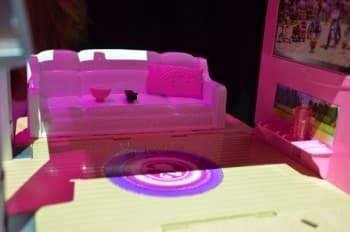 Barbie Pop-up Camper living room