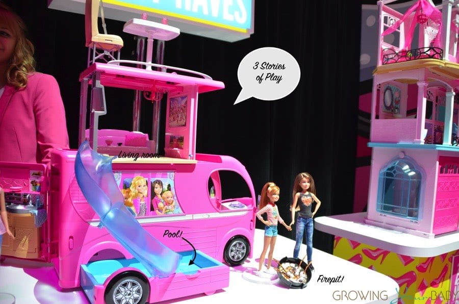 camper pop up barbie