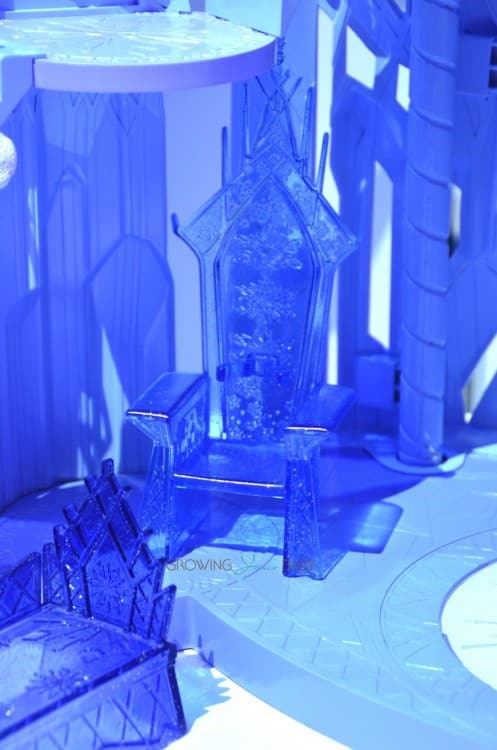 Disney's Frozen Ice Castle by Mattel throne