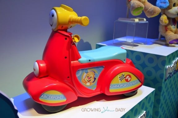 Fisher-Price's Smart Stages Scooter - side