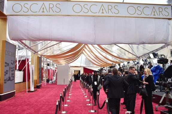 Red carpet at 87th Annual Academy Awards in Los Angeles