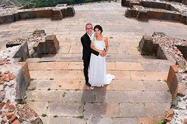 Ruzan Badalyn and Samuel Forrest wedding