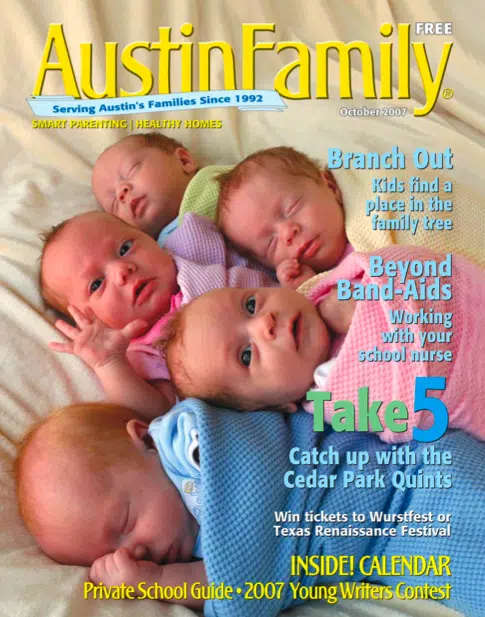 Wilkinson Quintuplets Land The Cover Of Austin Magazine