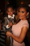 50 Cent and model Daphne Joy kick off LA Fashion Week supporting their son Sire Jackson