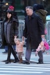 Alec Baldwin and Hilaria take baby Carmen to Washington Square Park