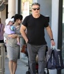 Alec Baldwin out with pregnant wife Hilaria and daughter Carmen  in LA