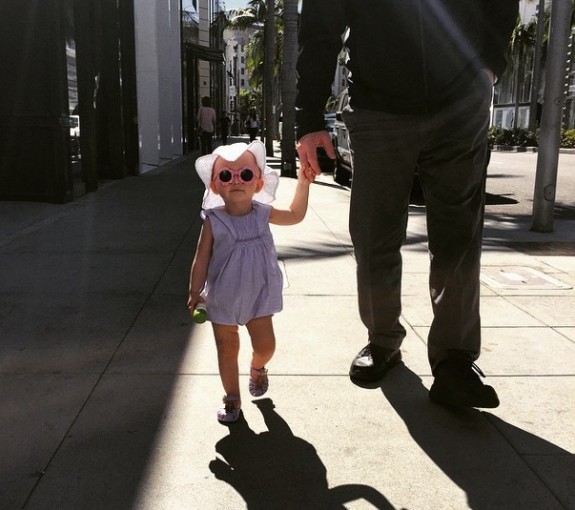 Alec Baldwin with daughter Carmen