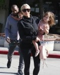 Kanye West and Kim Kardashian leave a dance class with daughter North and niece Penelope