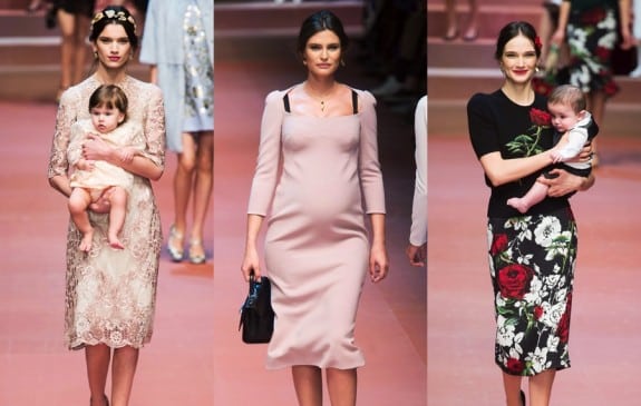 MFW Autumn:Winter 2015 - Dolce & Gabbana - Viva La Mamma - collage