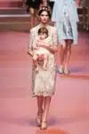 MFW Autumn:Winter 2015 - Dolce & Gabbana - Viva La Mamma - mom and baby
