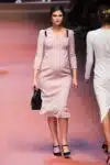MFW Autumn:Winter 2015 - Dolce & Gabbana - pregnant model
