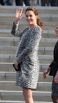 Pregnant Duchess of Cambridge Kate Middleton visits Margate
