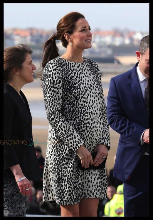 Pregnant Duchess of Cambridge visits Margate