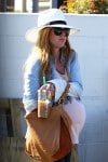 Pregnant Isla Fisher out in LA
