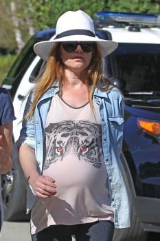 Pregnant Isla Fisher stays fit in LA