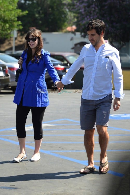 Pregnant Zooey Deschanel & Jacob Pechenik Step out in LA