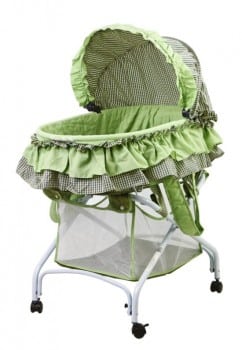 Recalled Dream on Me 2-in-1 Bassinet to Cradle - green