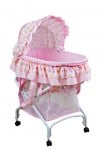 Recalled Dream on Me 2-in-1 Bassinet to Cradle - light pink
