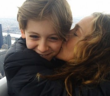 Sarah Jessica Parker Empire State Building with son James