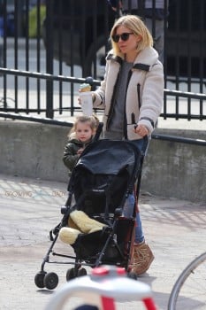 Sienna Miller strolls with her daughter Marlowe Sturridge