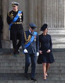The Duke & Duchess Of Cambridge Attend a Service of Commemoration