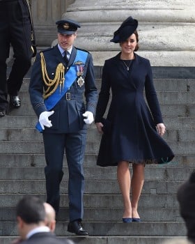 The Duke and Duchess Of Cambridge Attend a Service of Commemoration