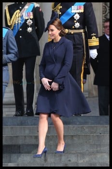 The Duke and Duchess Of Cambridge Attend a Service of Commemoration London