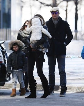 Tom Brady and Gisele Bundchen out in NYC with kids Ben and Vivian