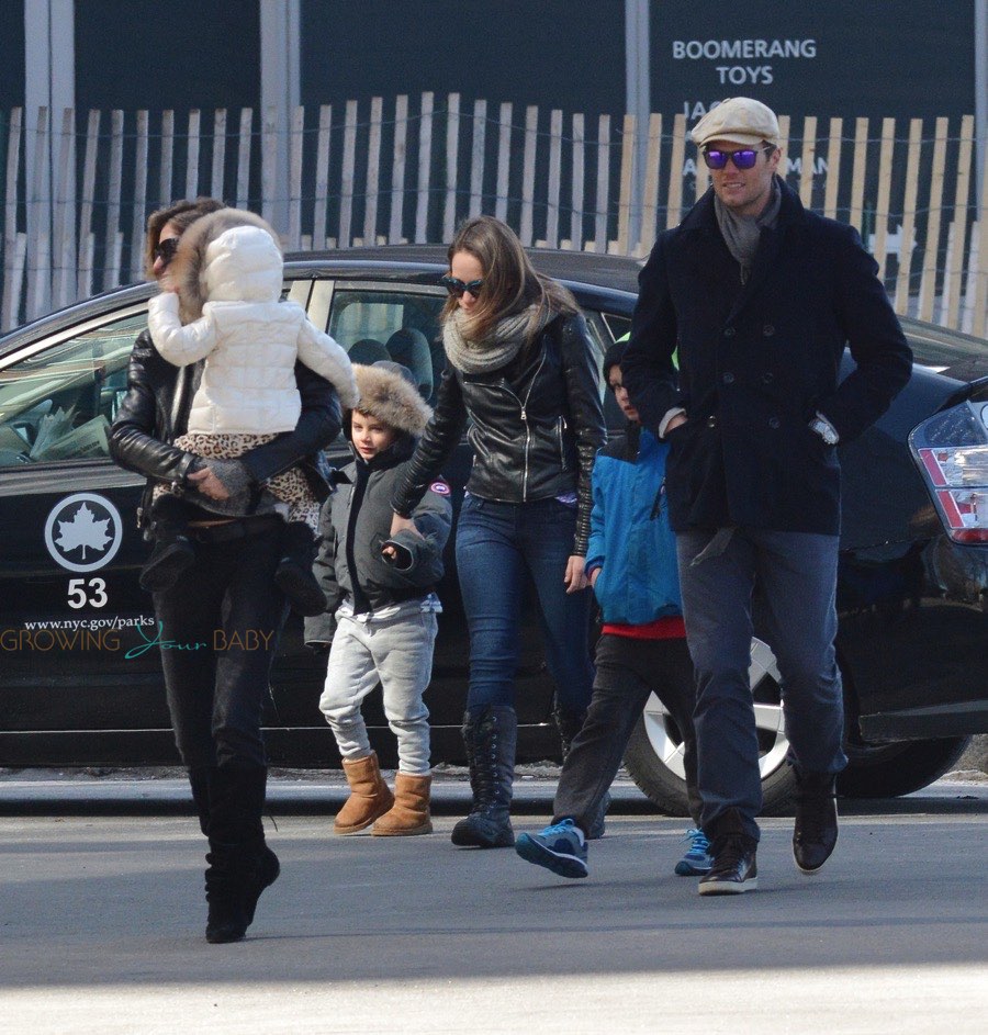 Tom Brady and Gisele Bundchen out in NYC with kids John, Ben and Vivian