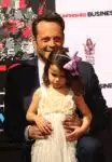 Vince Vaughn and daughter Lochlyn at Hands and Footprints Ceremony in Hollywood