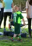 Zuma Rossdale at his soccer game