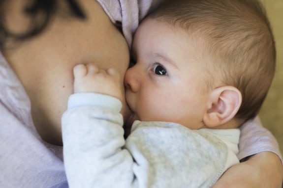 breastfeeding baby