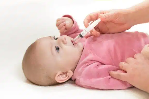 infant medication by syringe