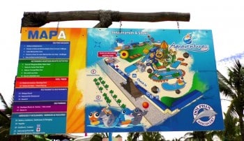 Aquaventuras Park in Puerto Vallarta - Map