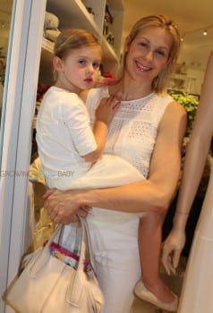 Kelly Rutherford with daughter Helena summer 2014