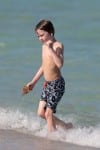 Keri Russell Plays At The Beach With Kids River and Willa