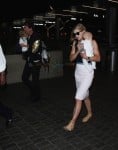 Rosamund Pike with son  Atom at LAX