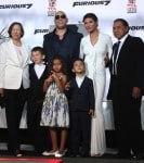 Vin Diesel with wife, son, daughter and parents at Hand print and Foot print Ceremony
